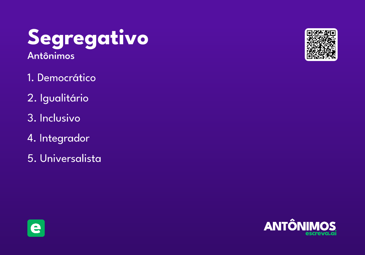 segregativo