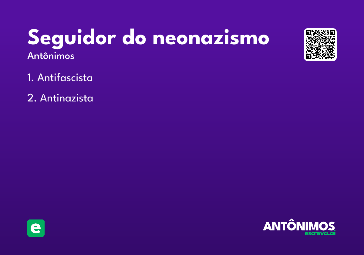 seguidor do neonazismo
