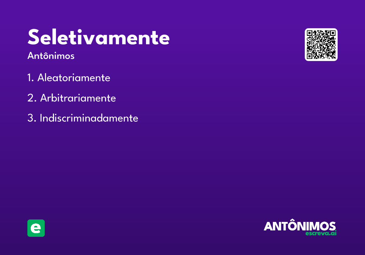 seletivamente