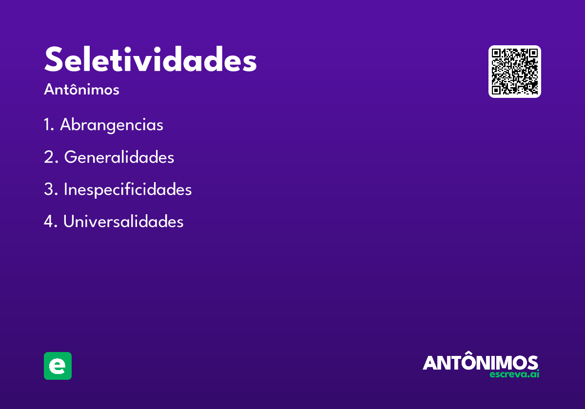 seletividades