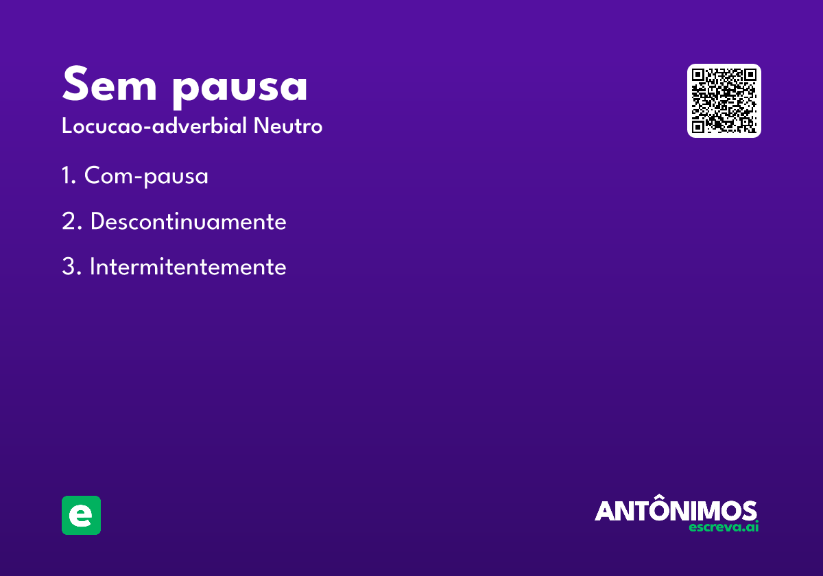 sem pausa