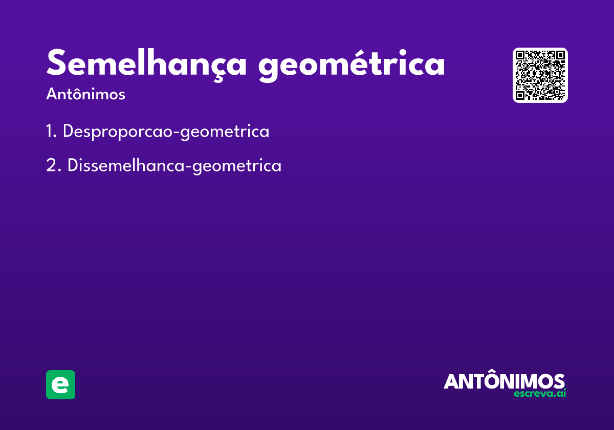 semelhança geométrica