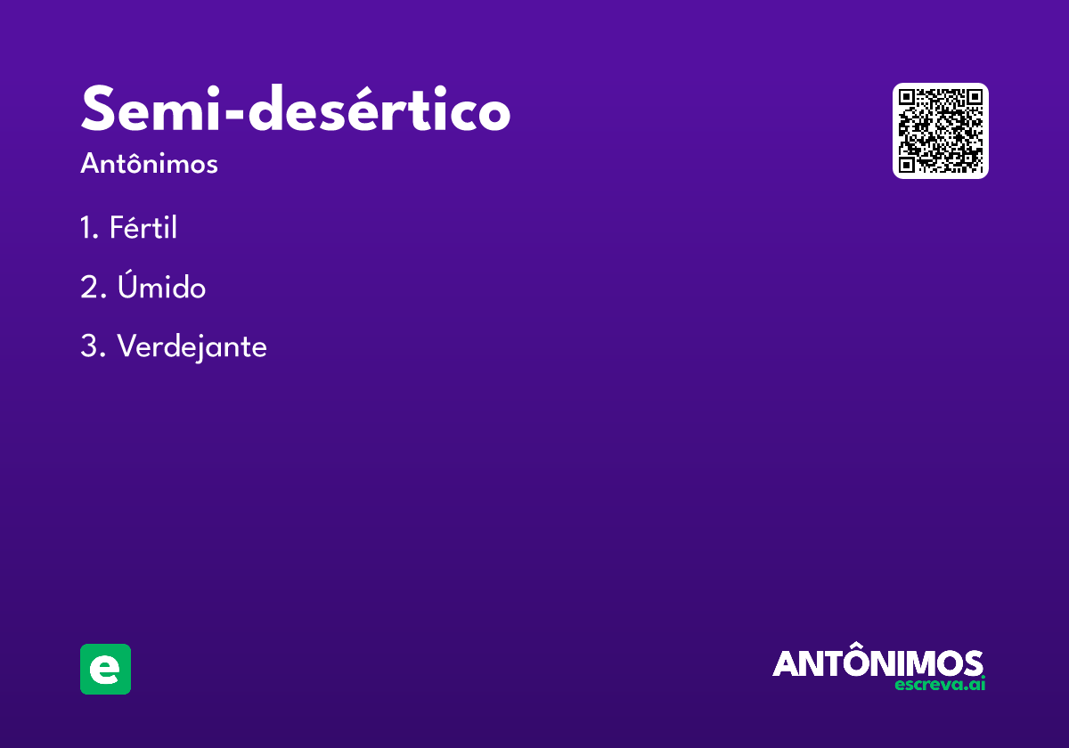 semi-desértico