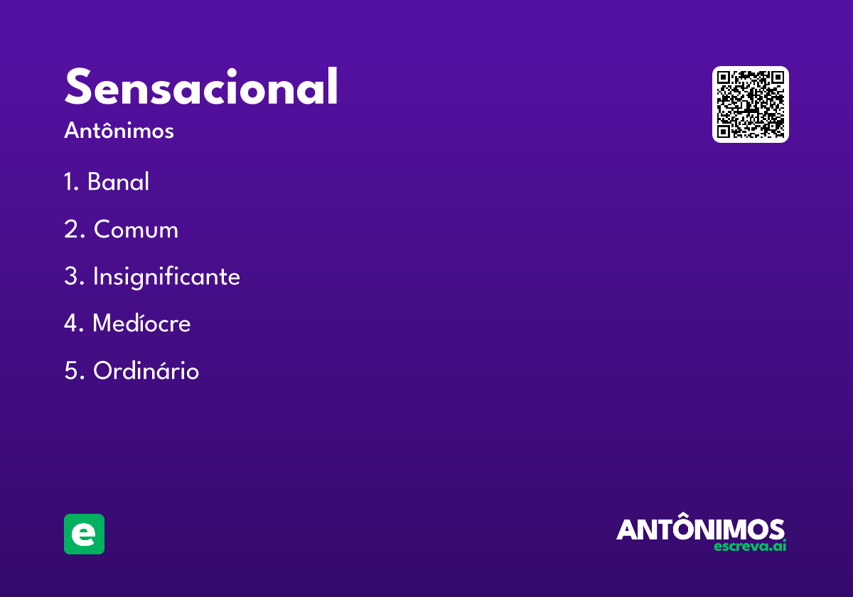sensacional
