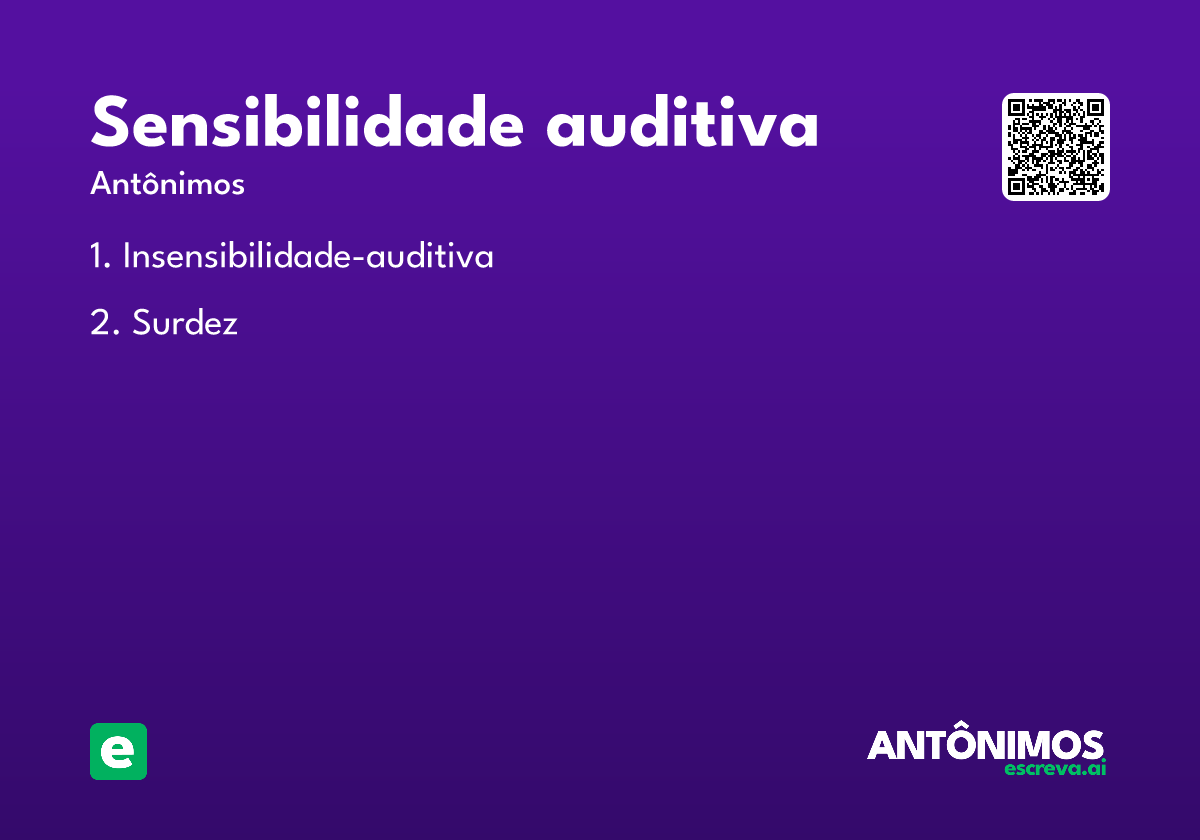 sensibilidade auditiva