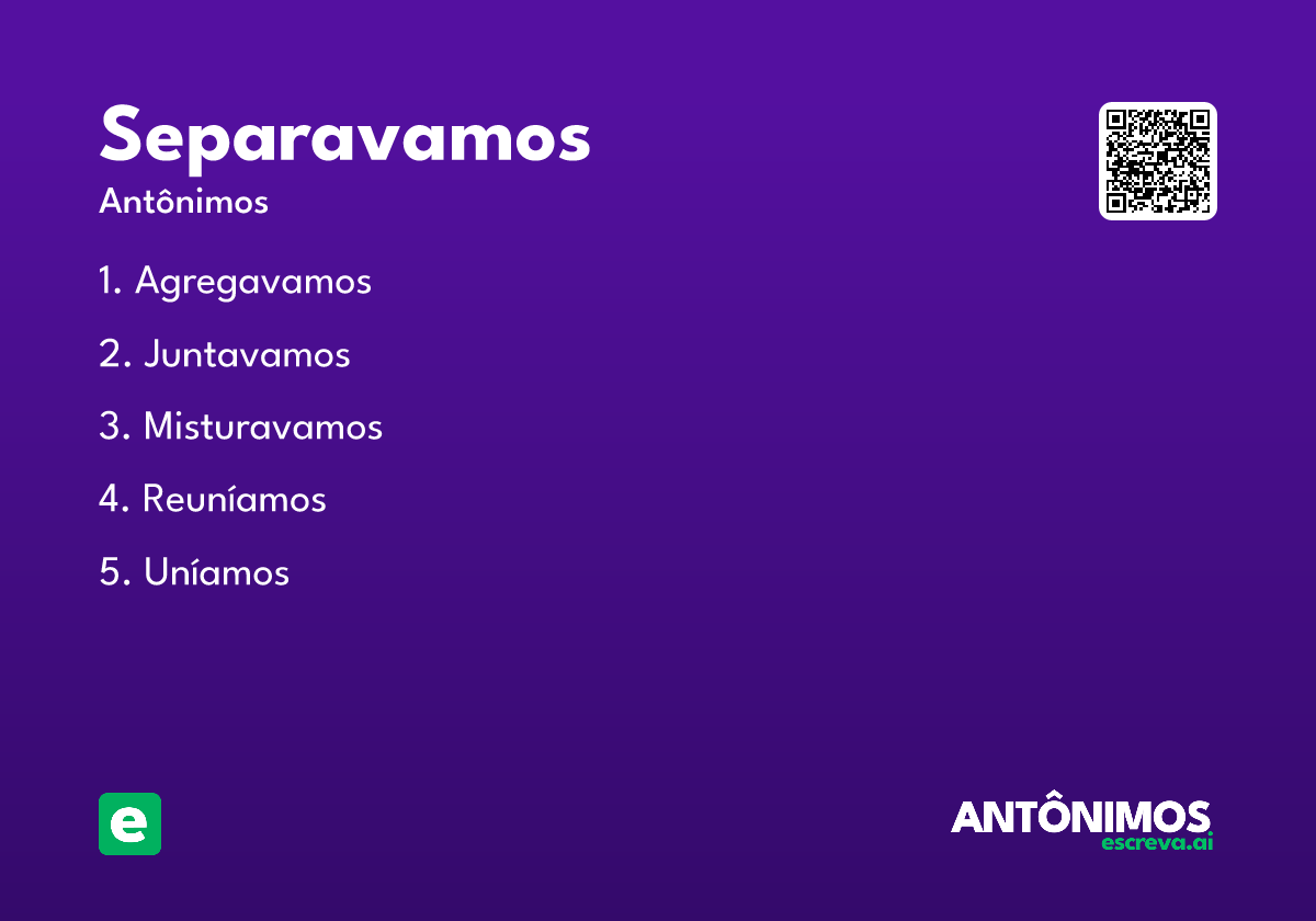 separavamos