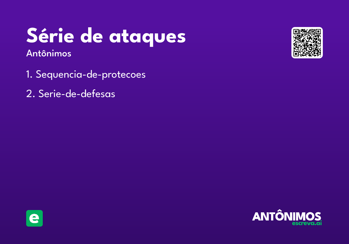 série de ataques