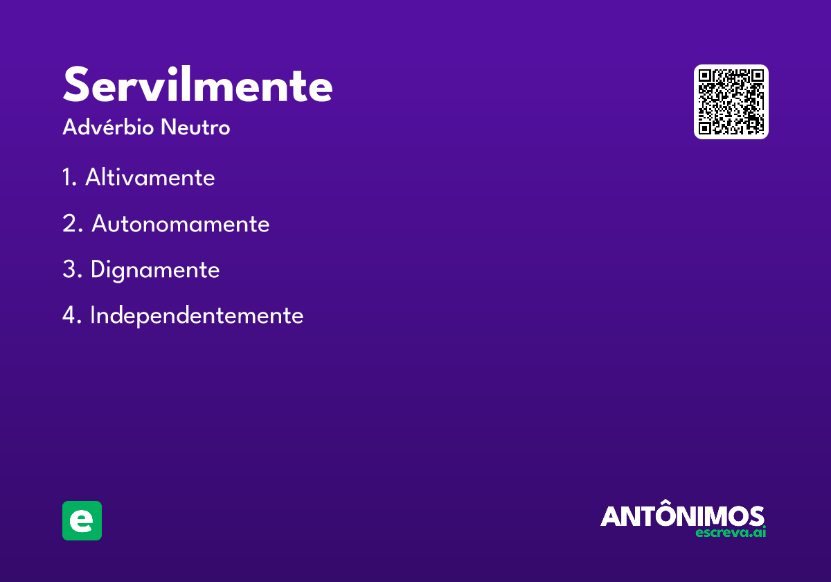 servilmente