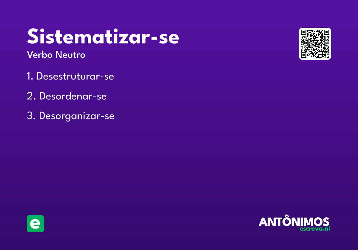 sistematizar-se