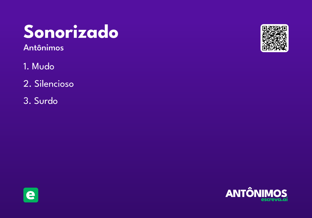 sonorizado
