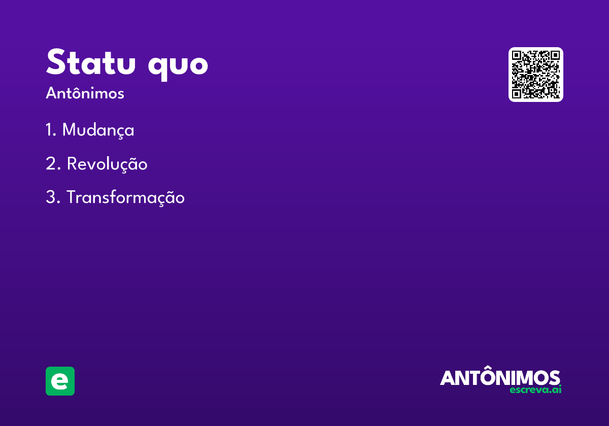 statu quo