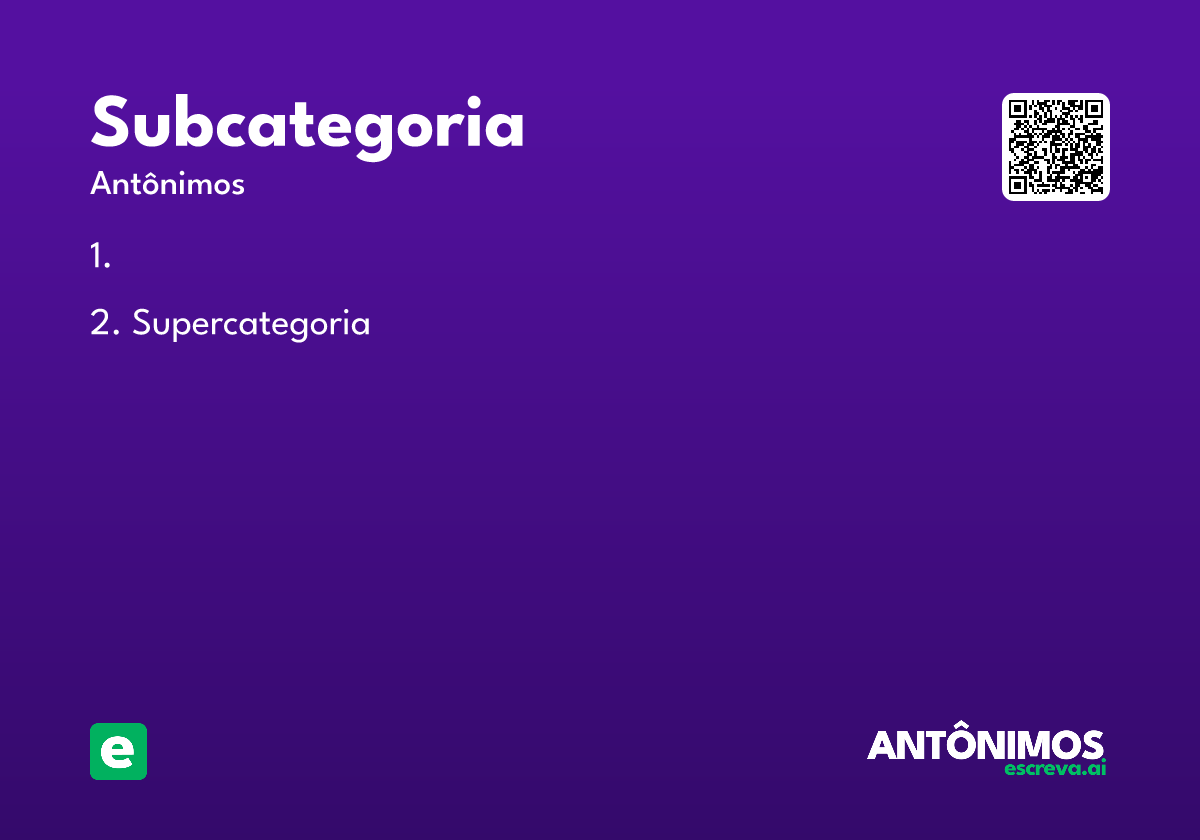 subcategoria