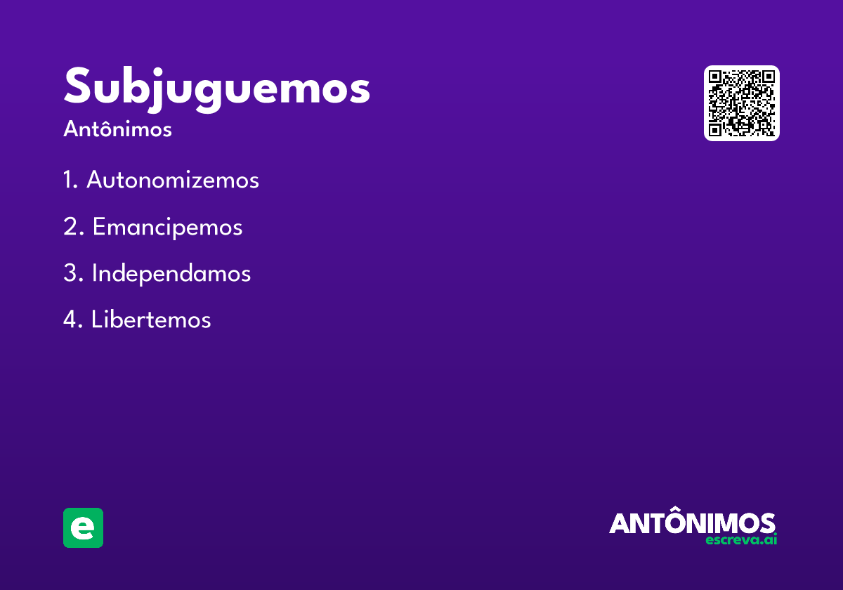 subjuguemos