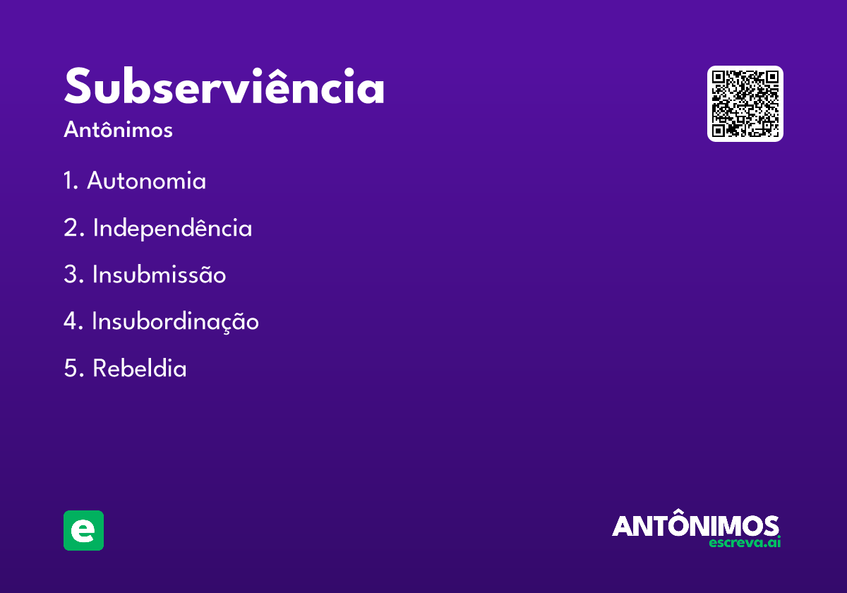 subserviência