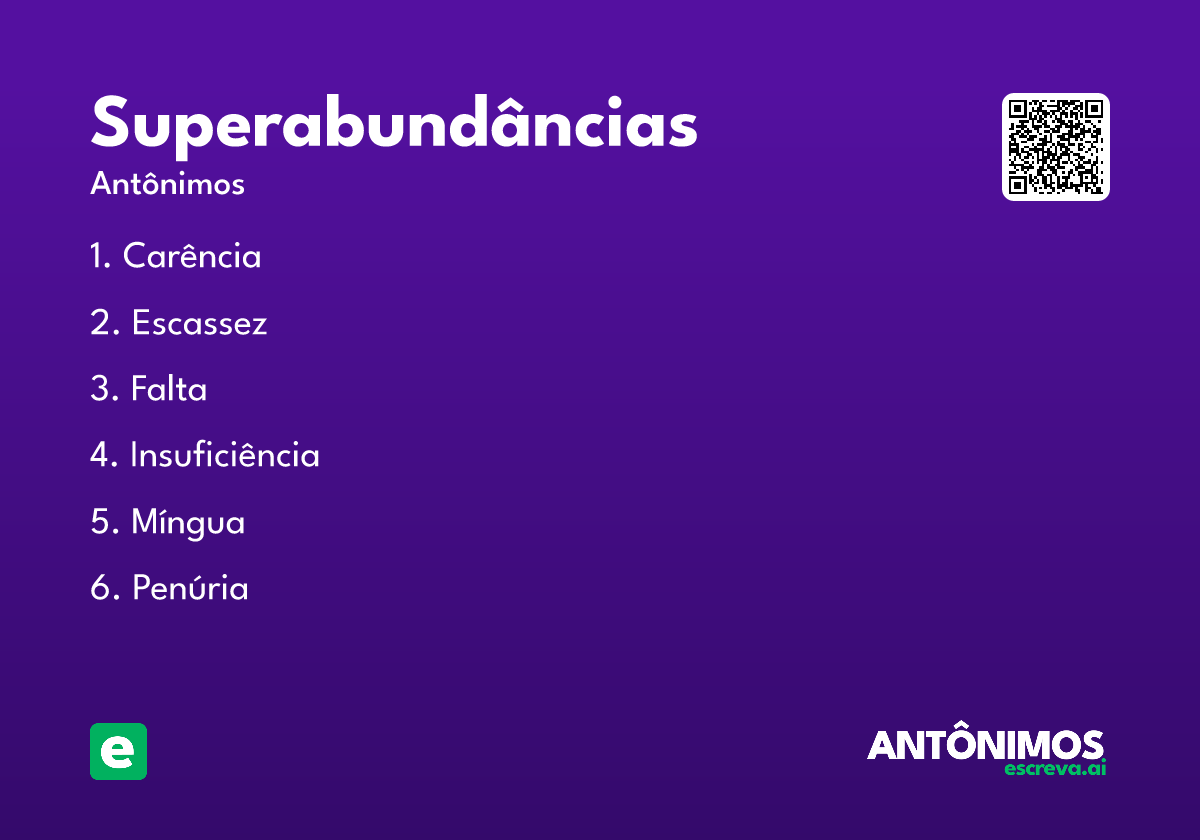 superabundâncias