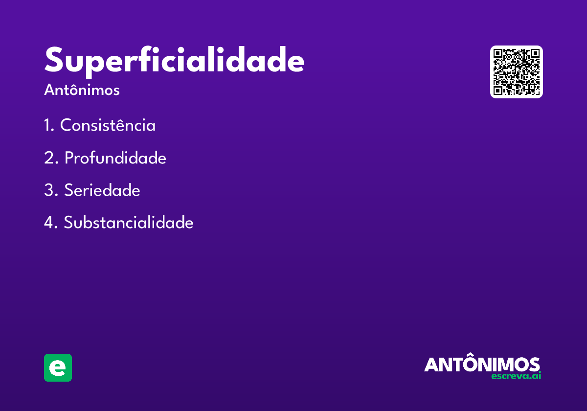 superficialidade