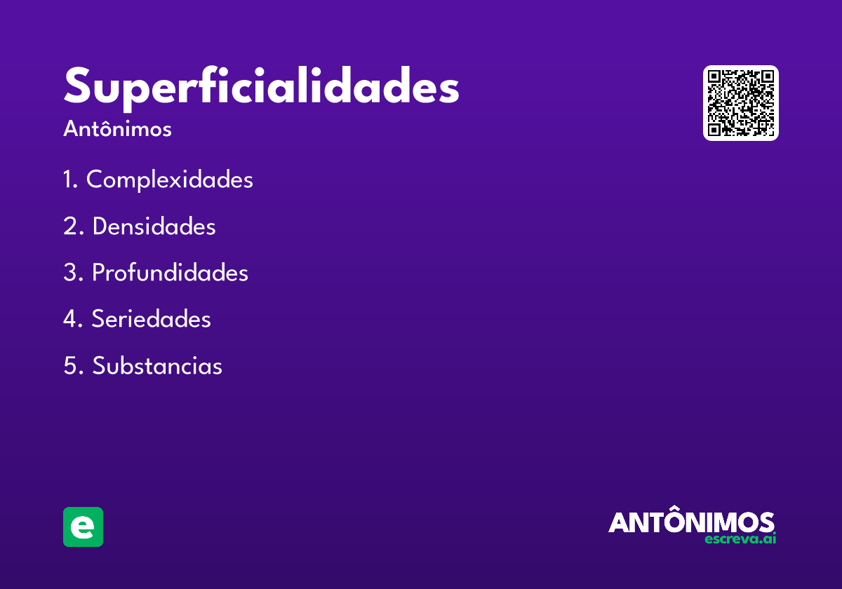 superficialidades