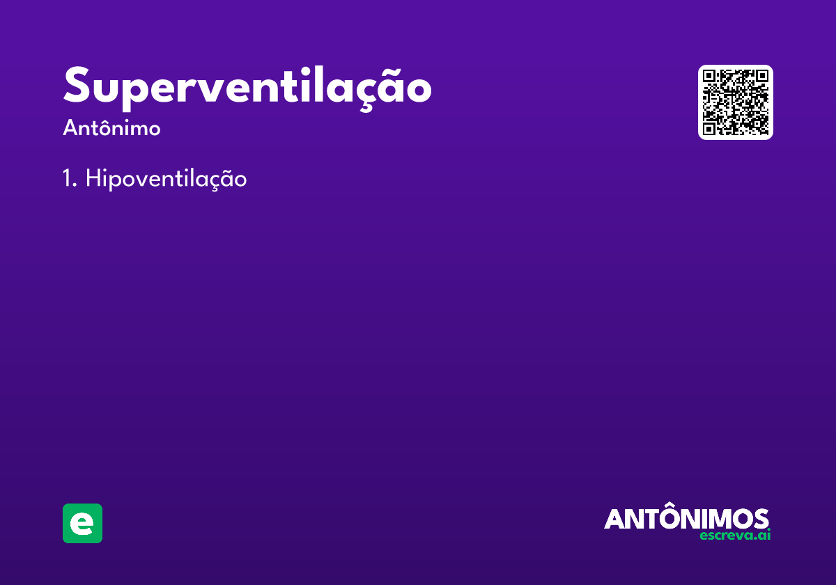 superventilação