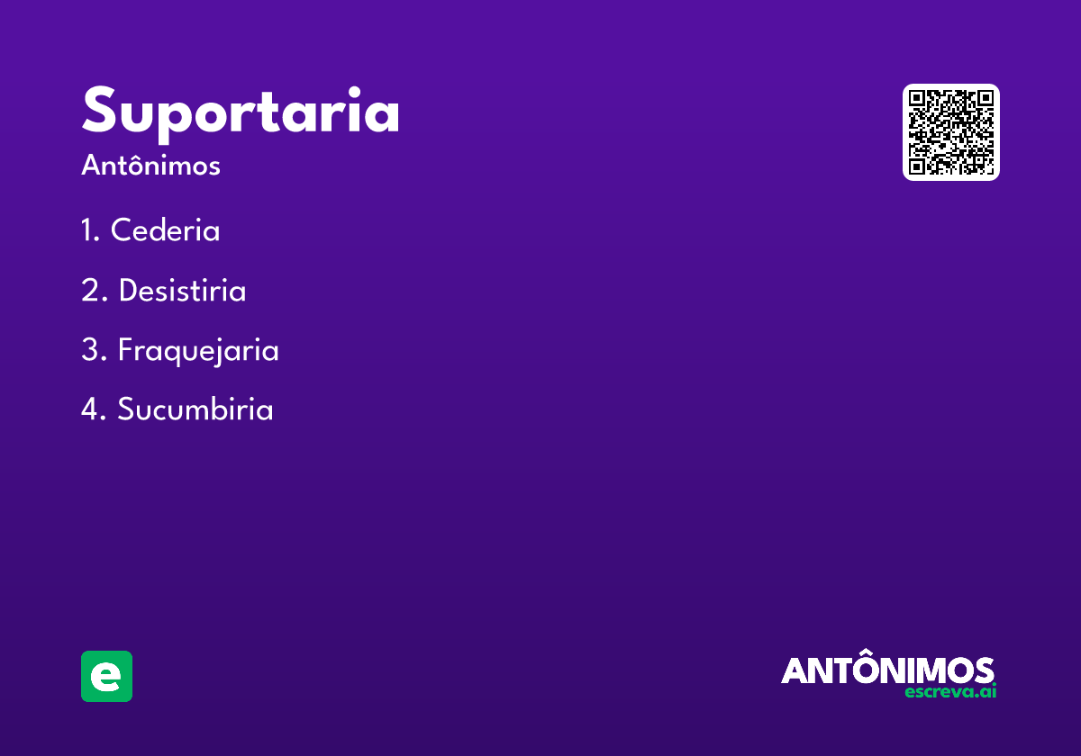 suportaria