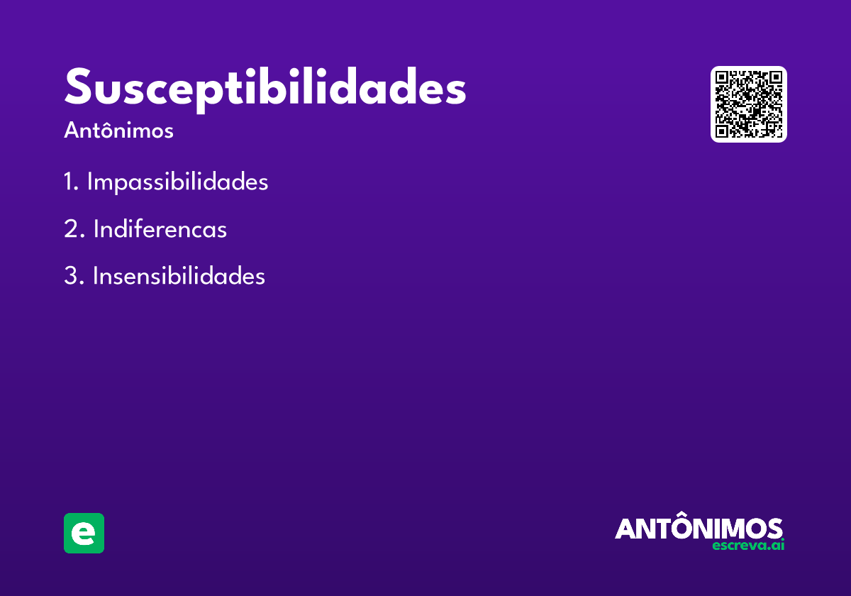 susceptibilidades
