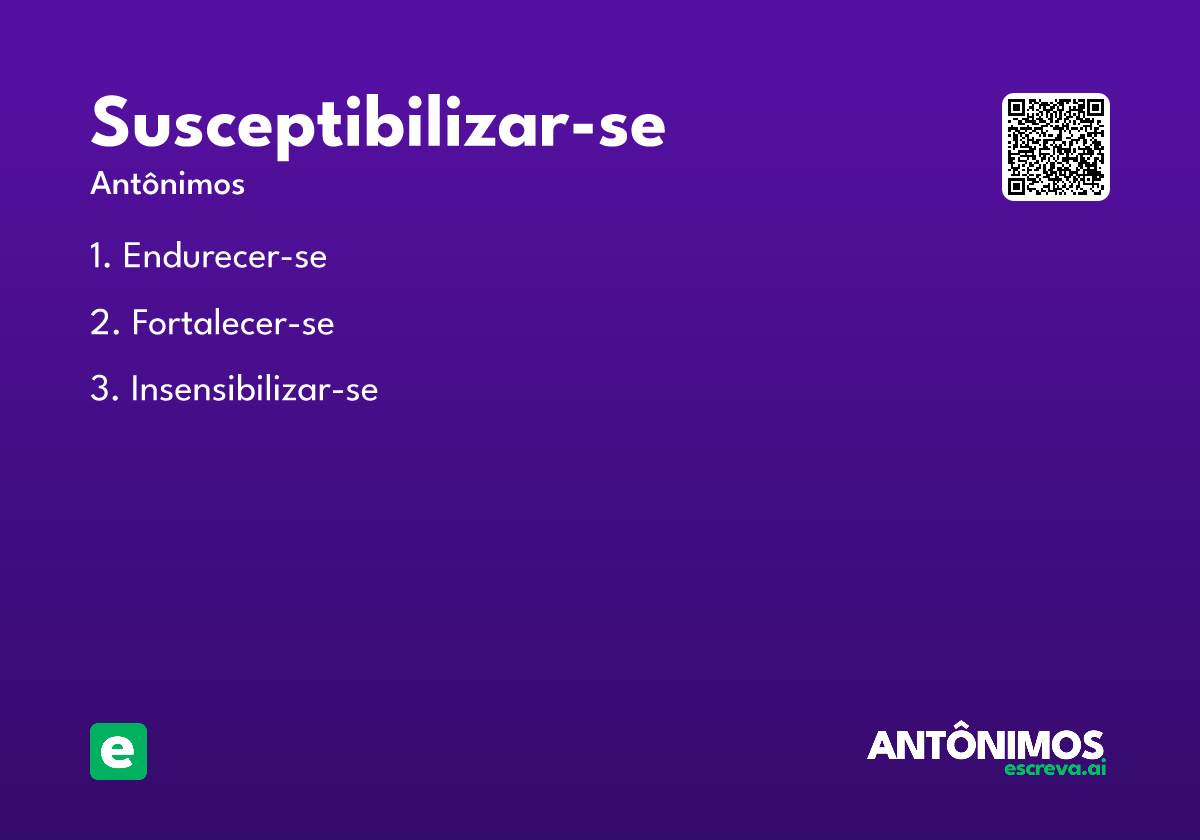 susceptibilizar-se