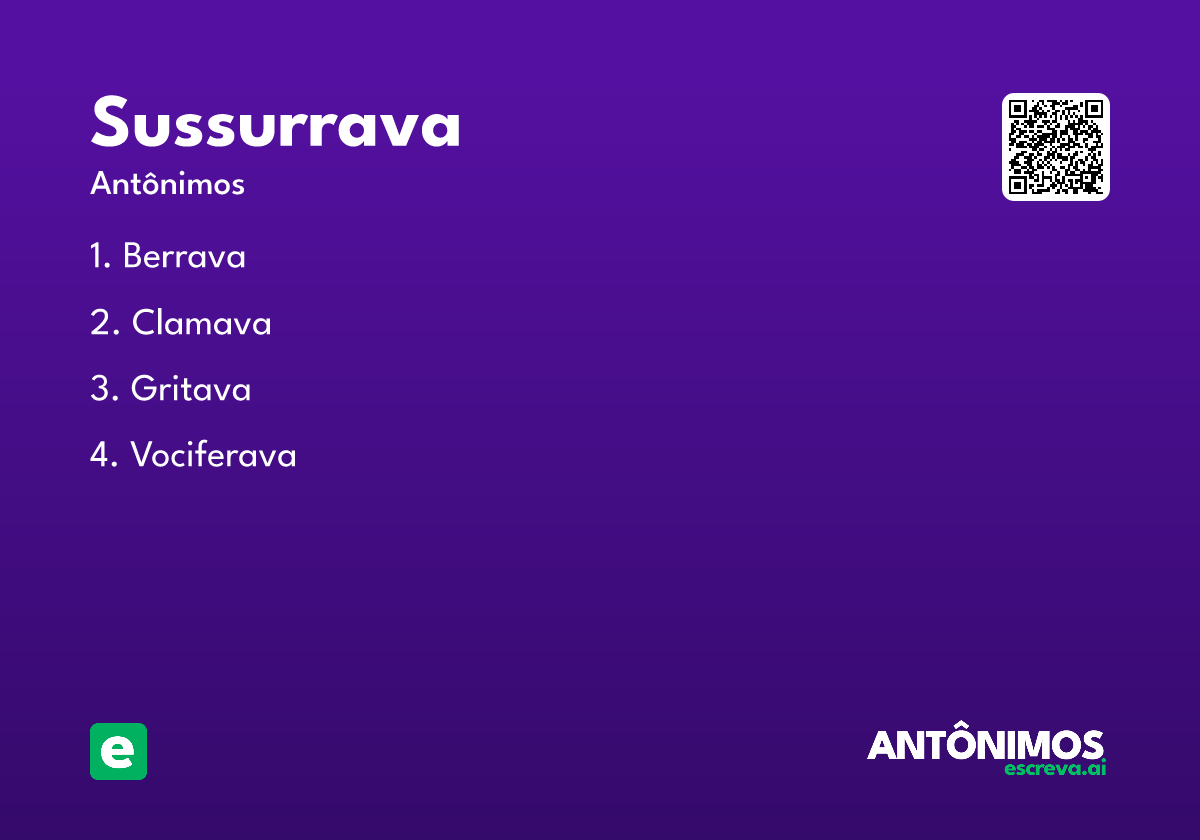 sussurrava