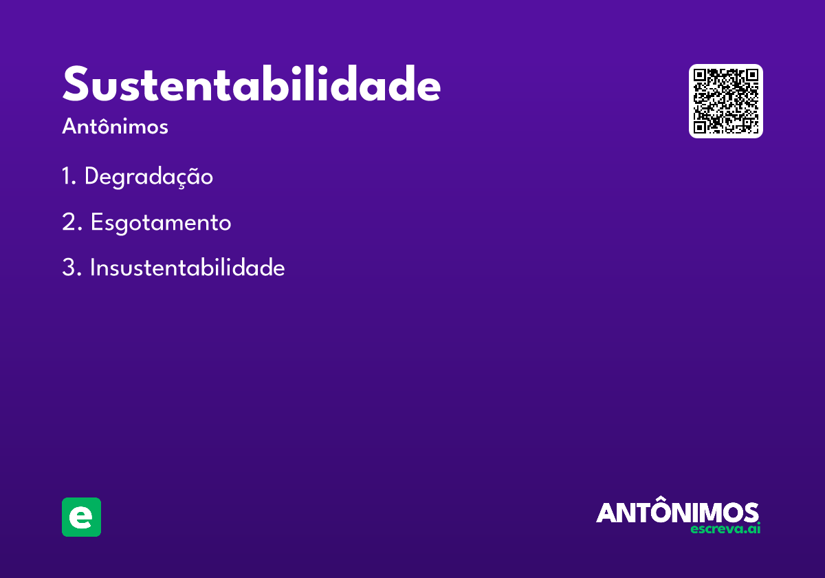 sustentabilidade