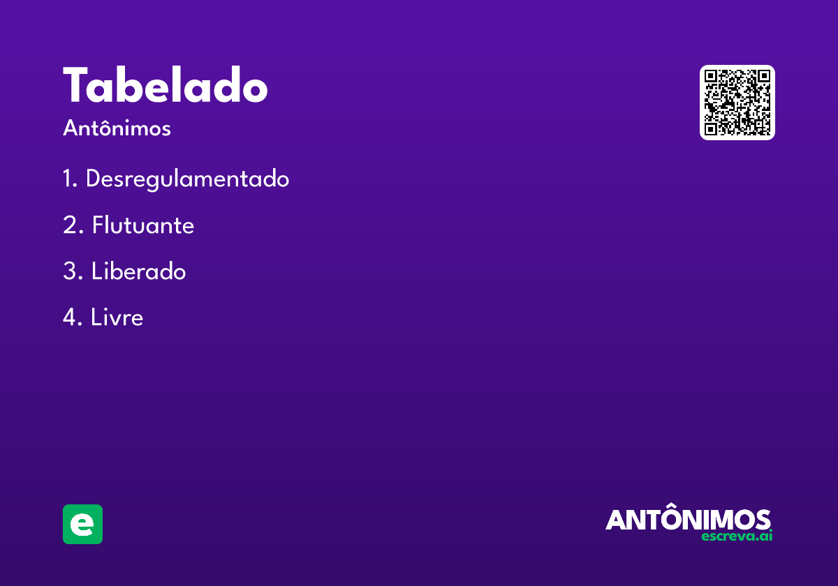 tabelado