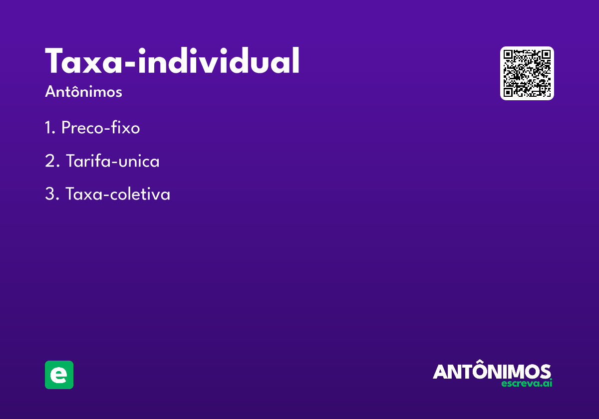 taxa-individual