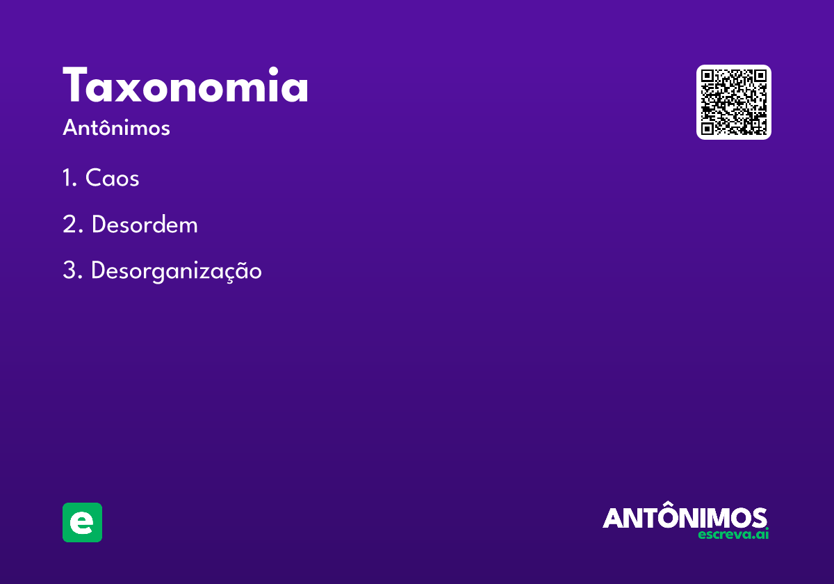 taxonomia