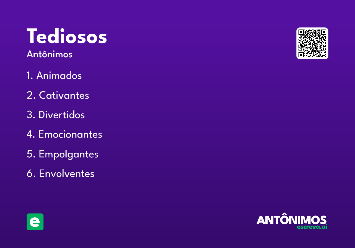 tediosos