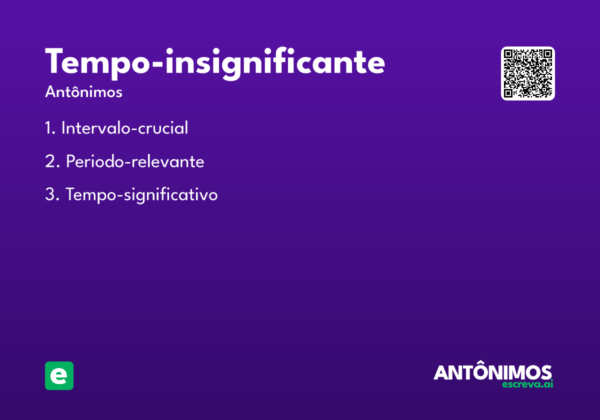 tempo-insignificante