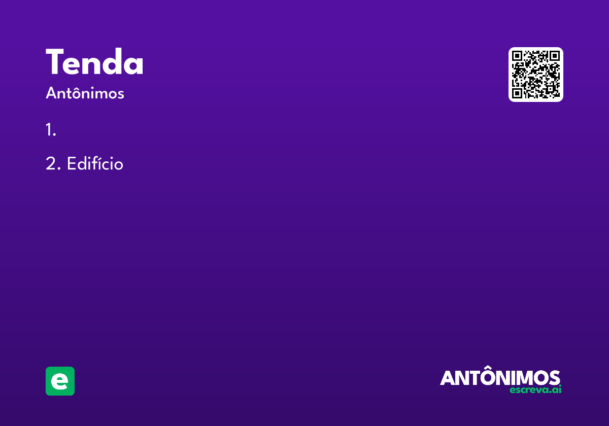 tenda