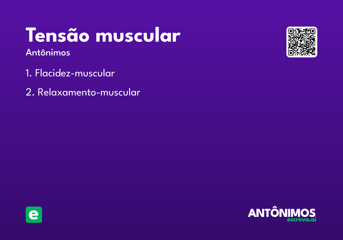 tensão muscular