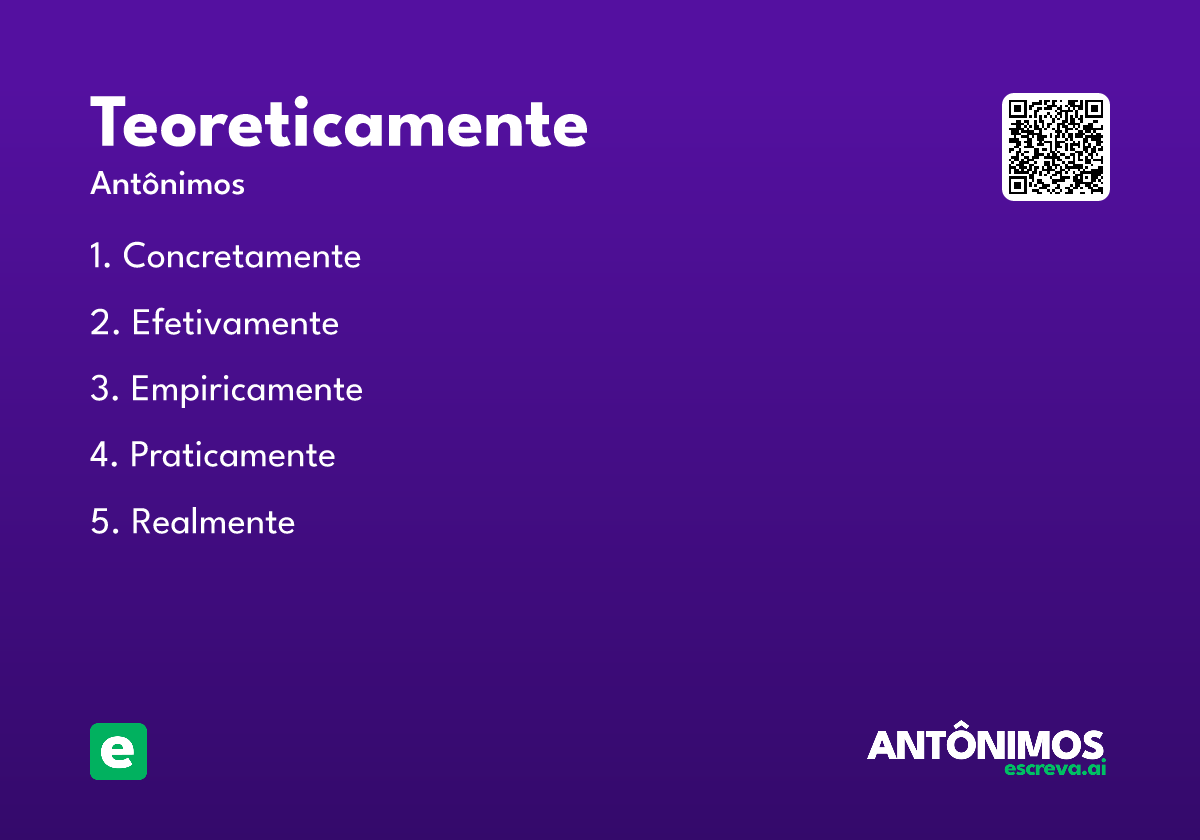 teoreticamente