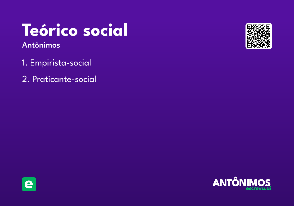 teórico social