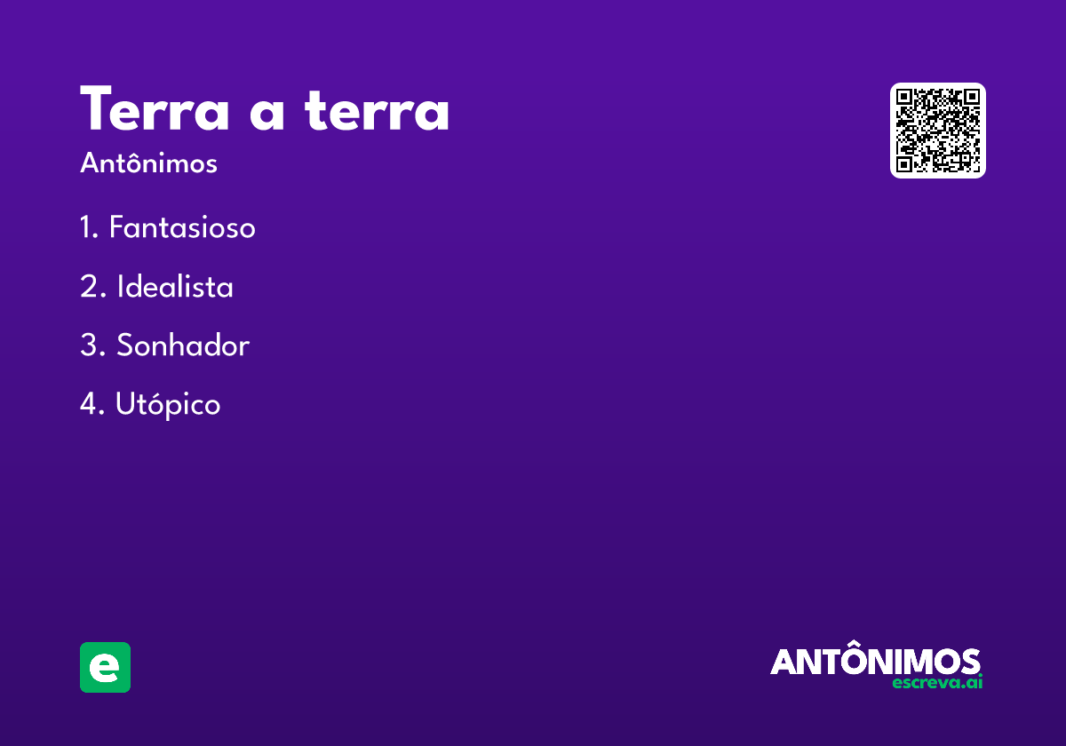 terra a terra