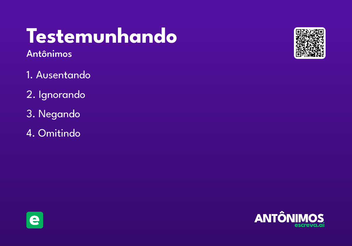 testemunhando