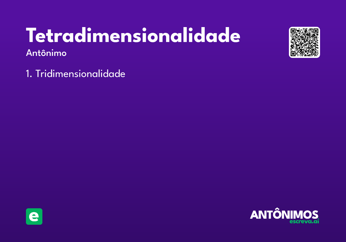 tetradimensionalidade