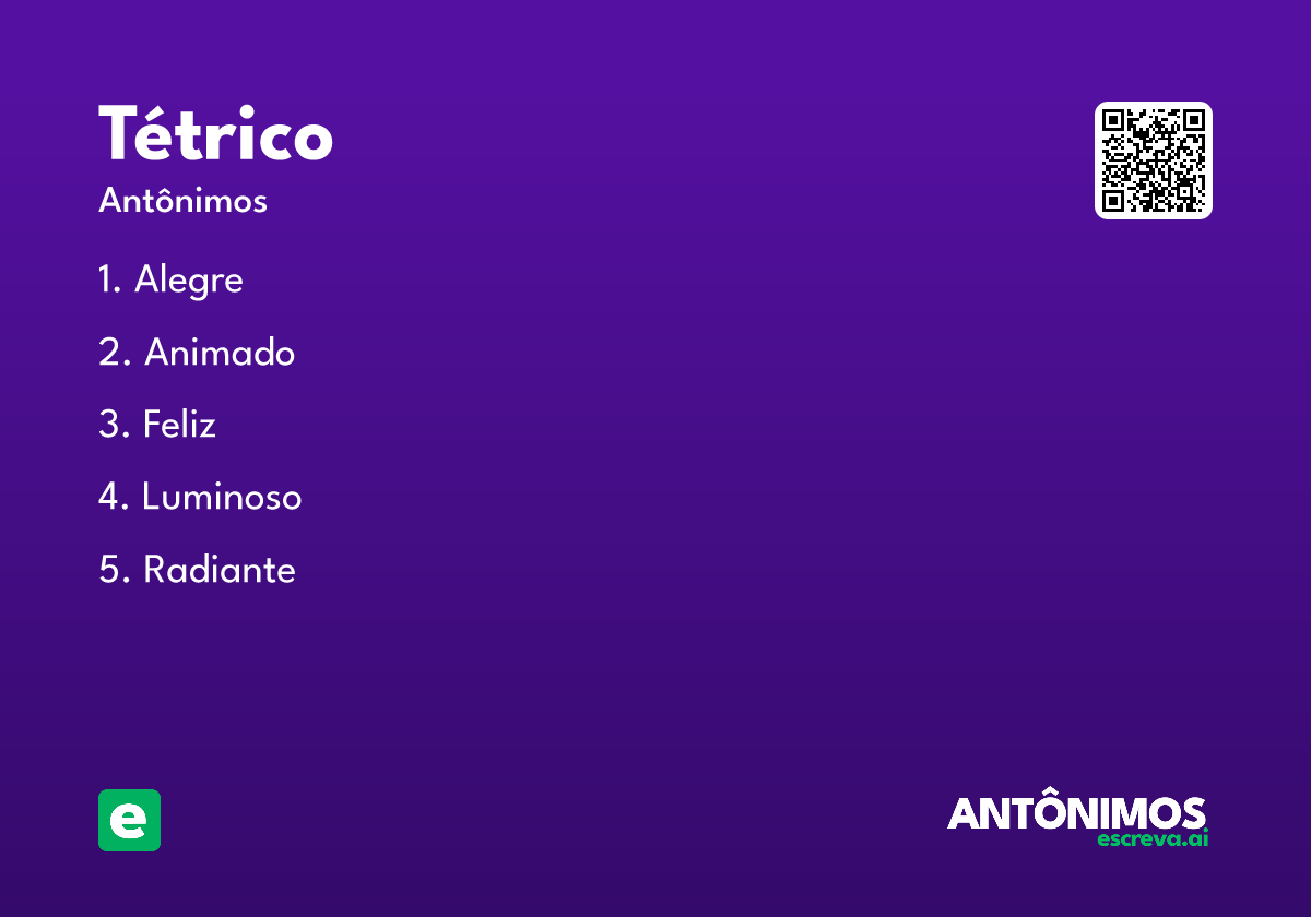 tétrico