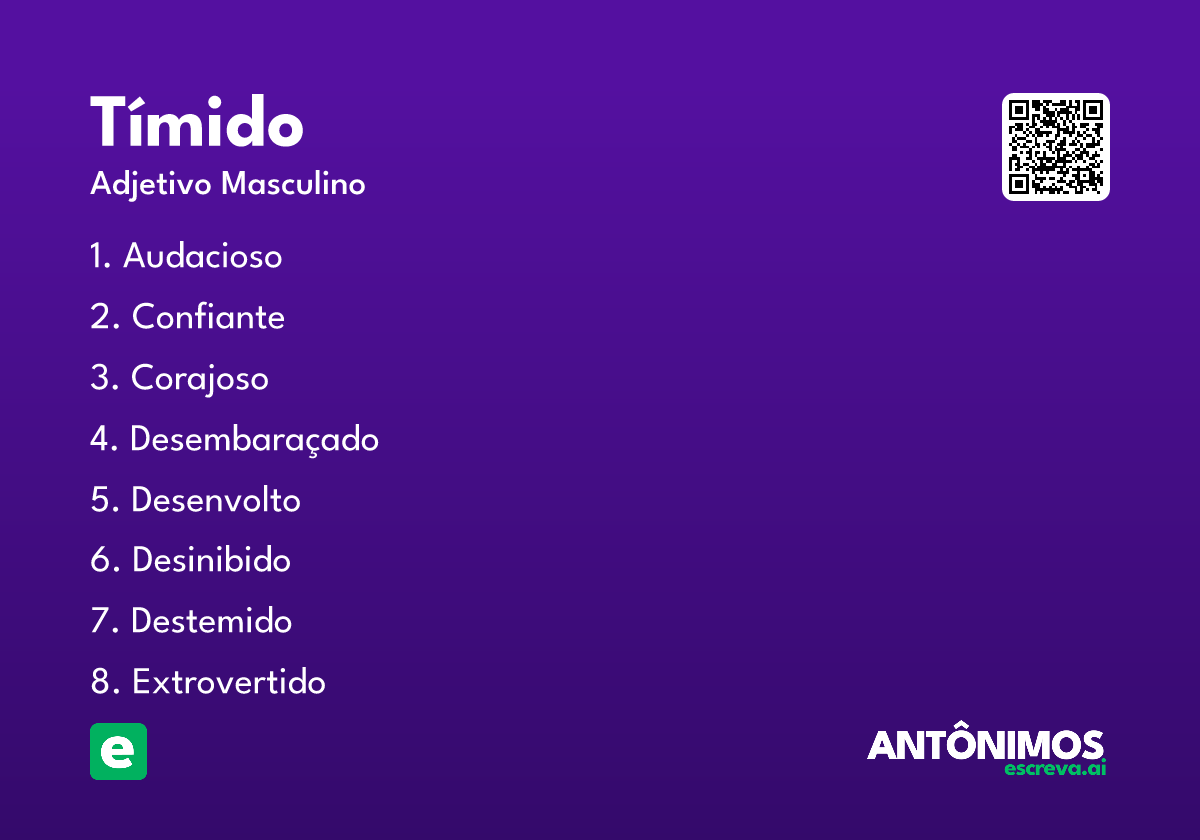 tímido