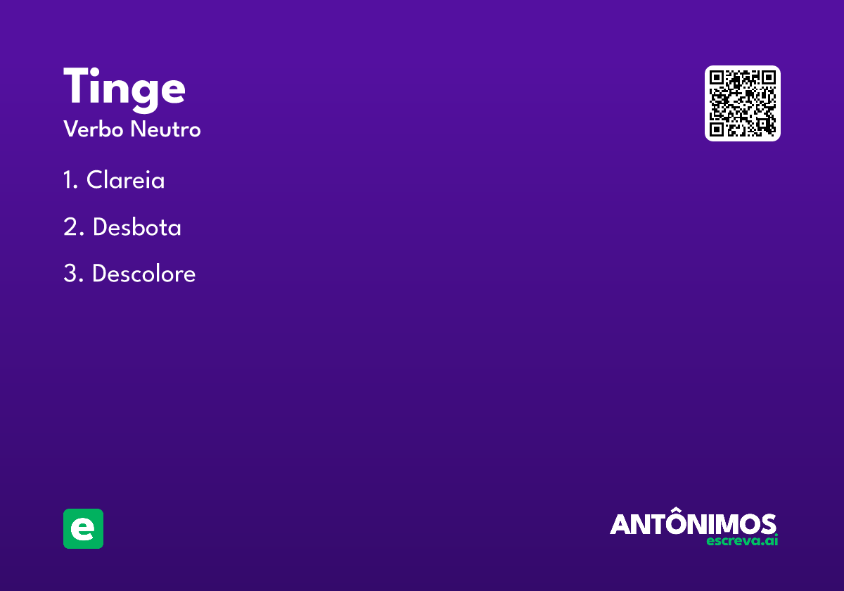 tinge