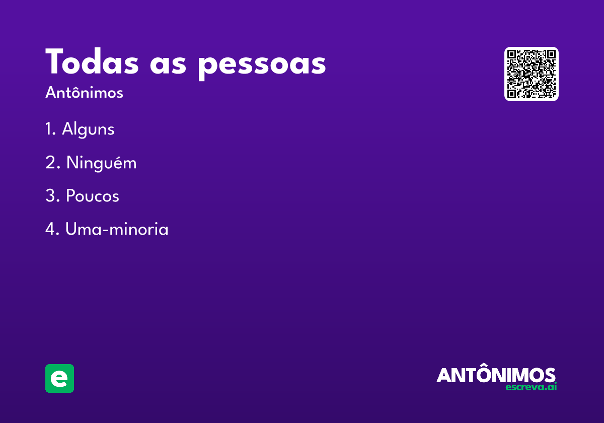 todas as pessoas