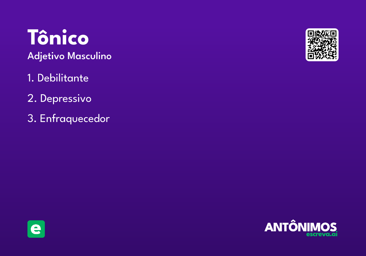 tônico