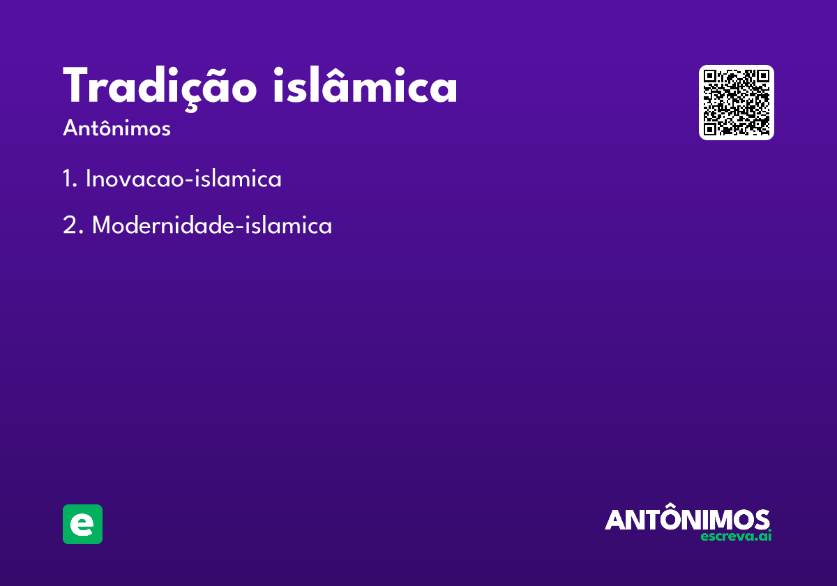tradição islâmica