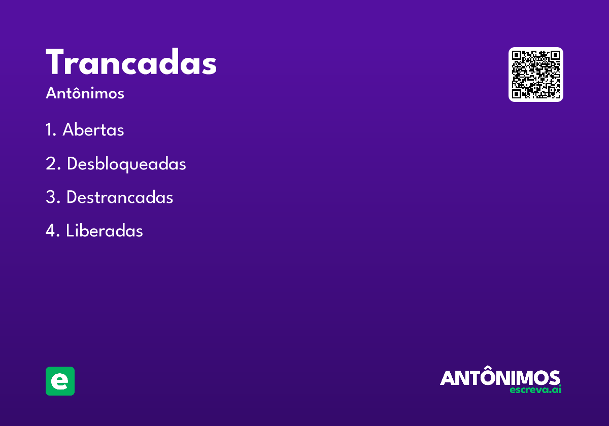trancadas