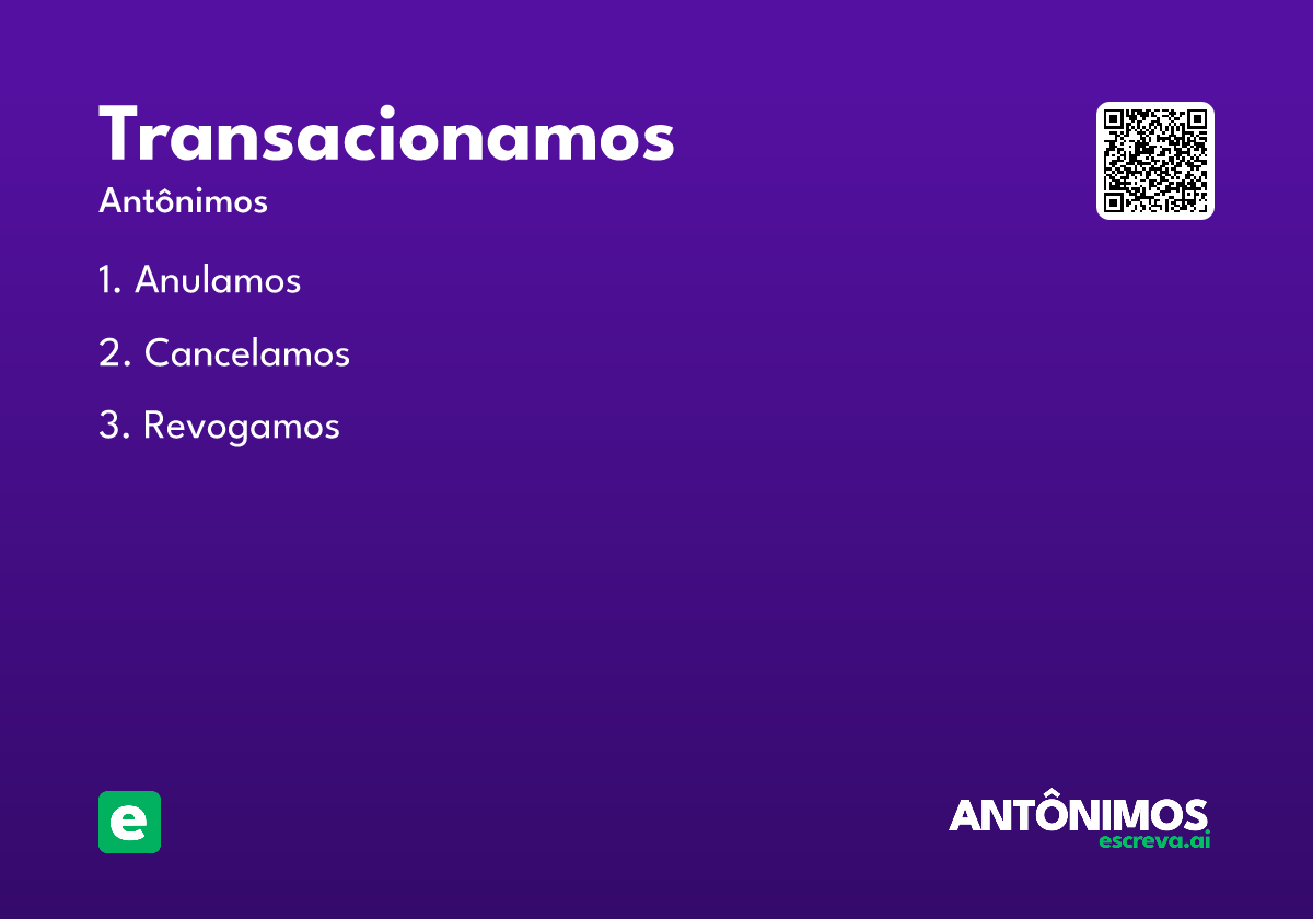transacionamos
