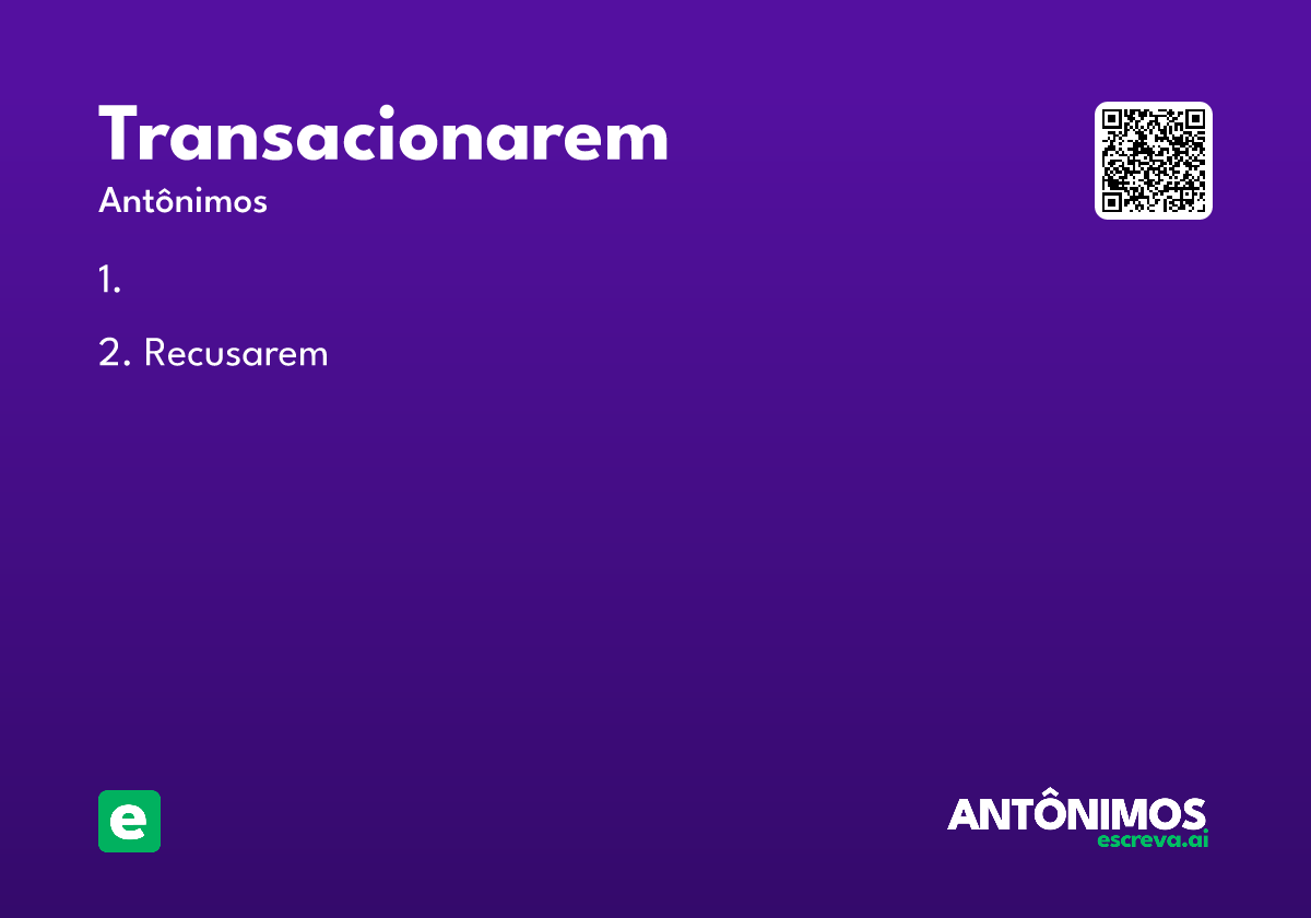 transacionarem