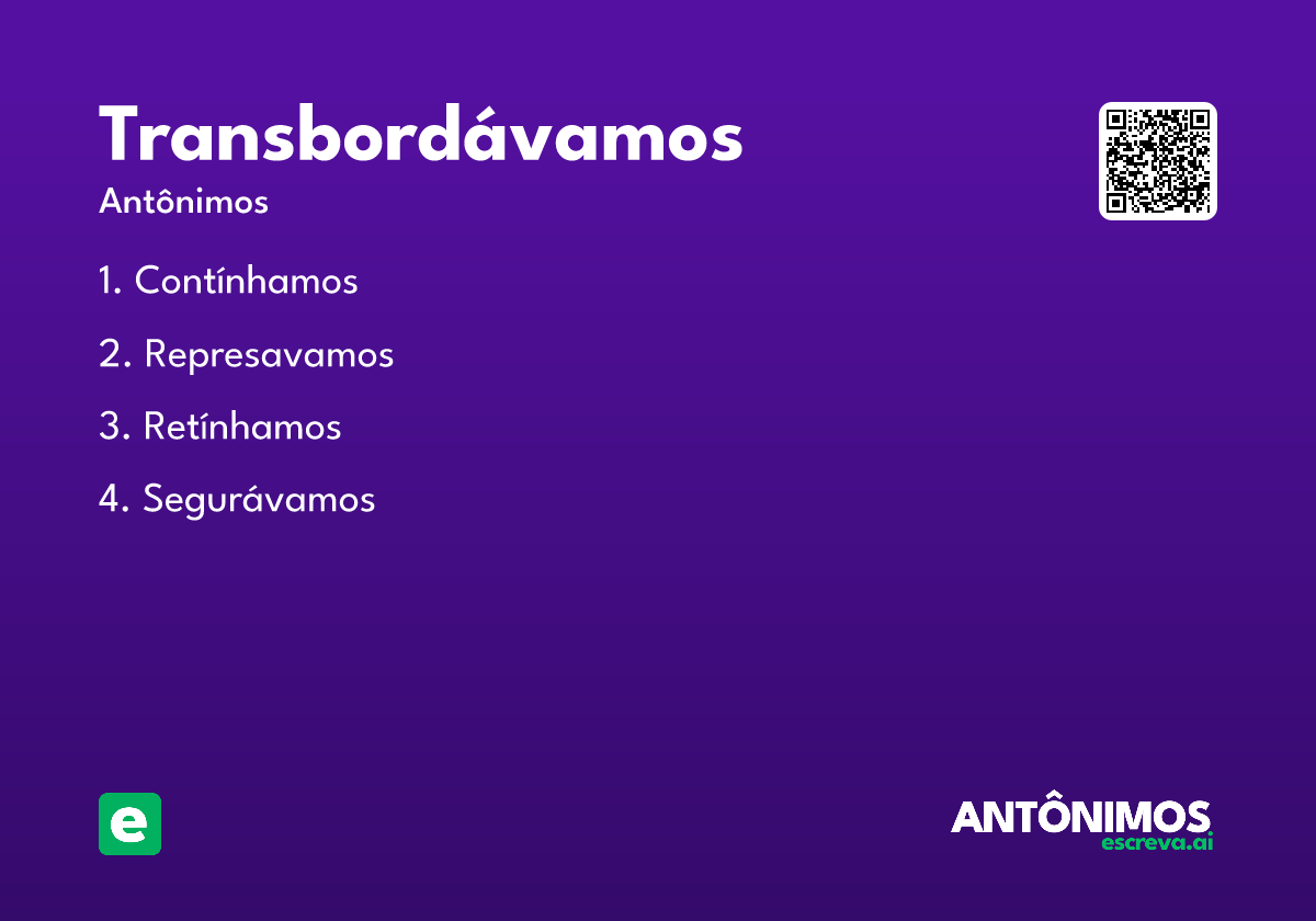 transbordávamos