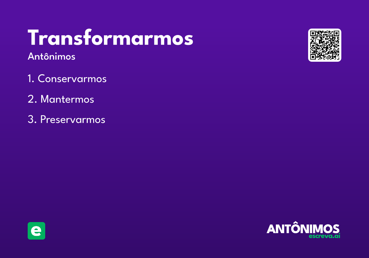 transformarmos
